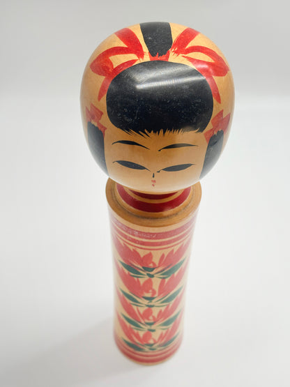 K35009 - Traditional Togatta Kokeshi by Satō Yasuo 佐藤保男