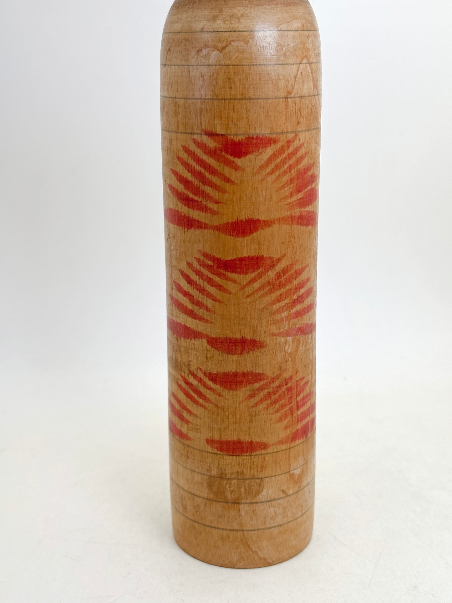K30060 - Traditional Togatta kokeshi by Takeji Yamao 山尾武治
