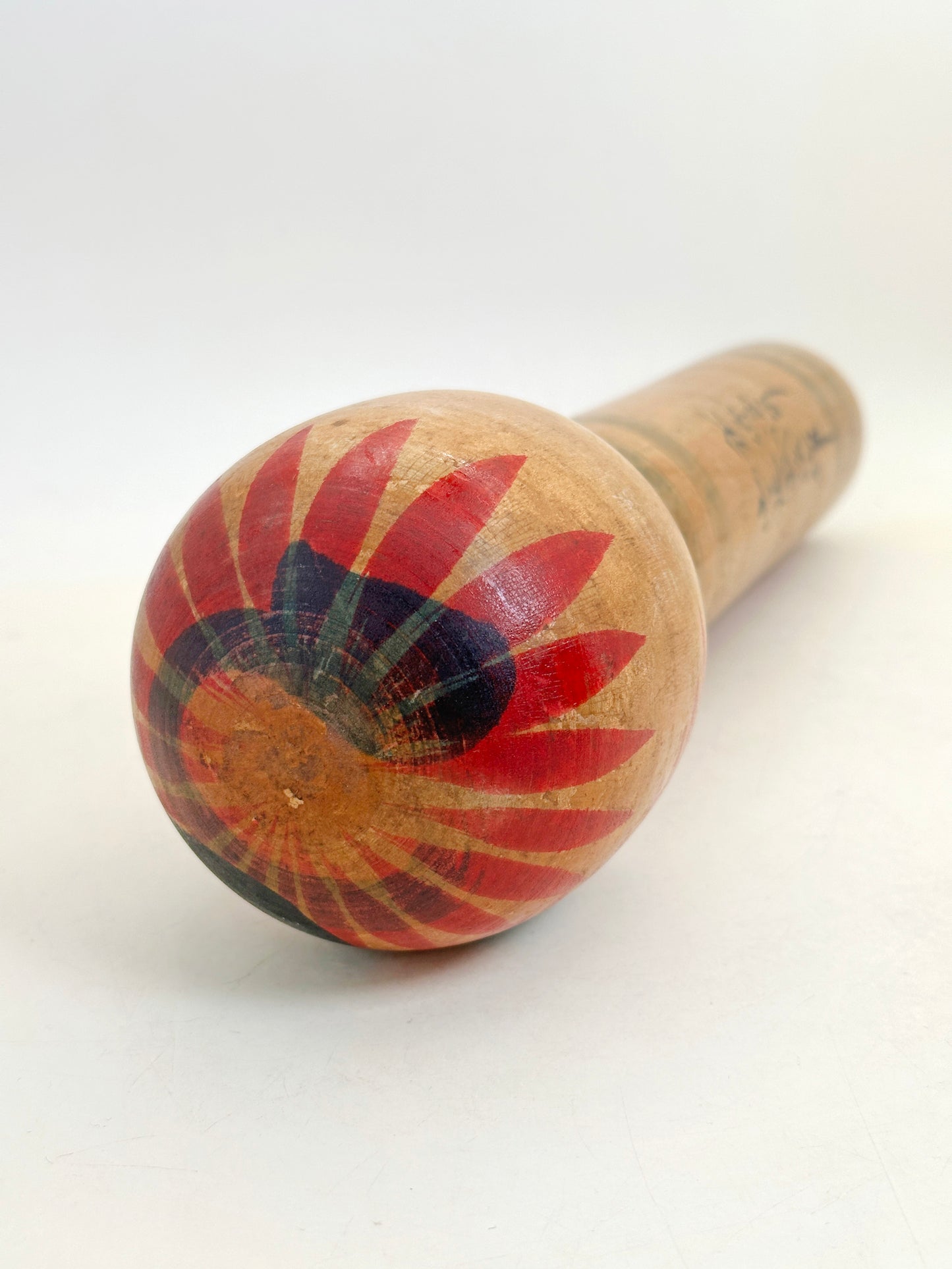 K30060 - Traditional Togatta kokeshi by Takeji Yamao 山尾武治