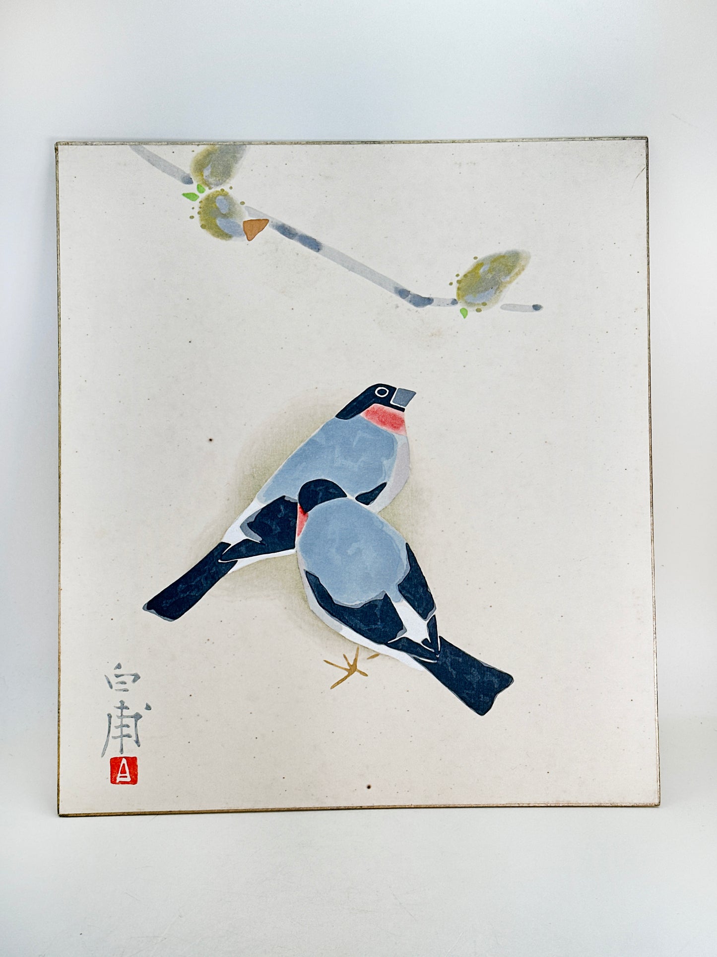 SHP260 - Estampe Shikishi de Mori Hakuhō 森白甫