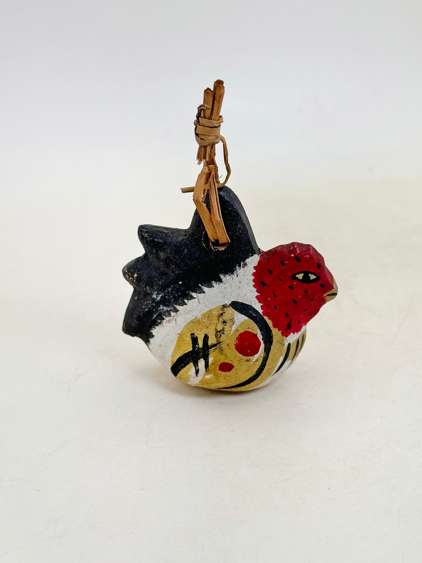 CB287 - Dorei Clay Bell of Rooster Nogomi Ningyō のごみ人形