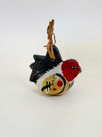 CB287 - Dorei Clay Bell of Rooster Nogomi Ningyō のごみ人形