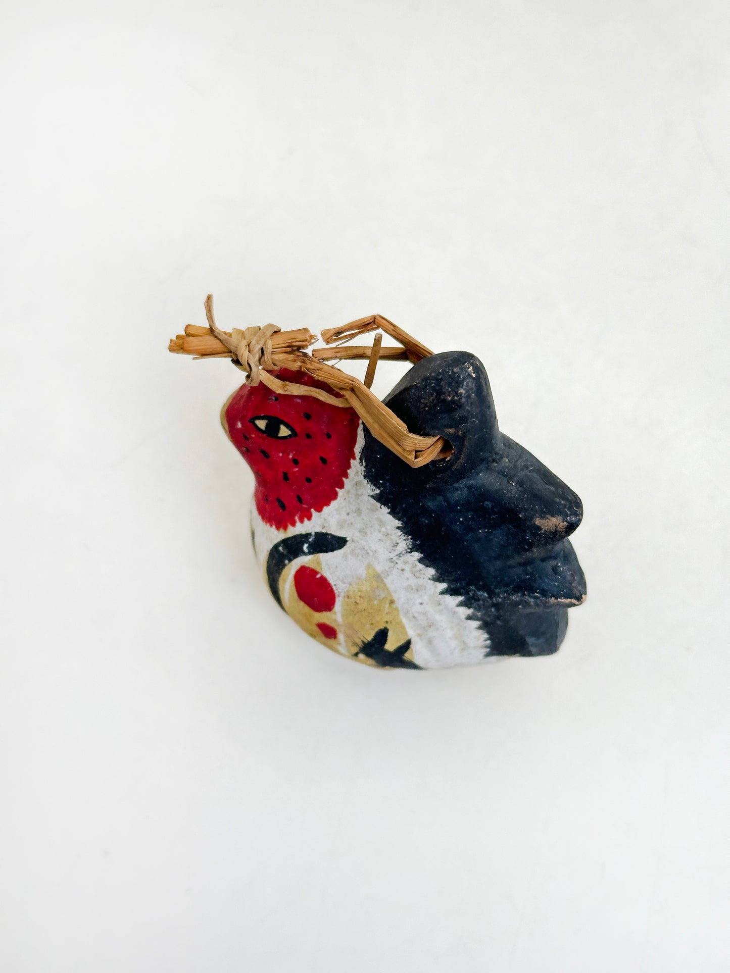 CB287 - Dorei Clay Bell of Rooster Nogomi Ningyō のごみ人形