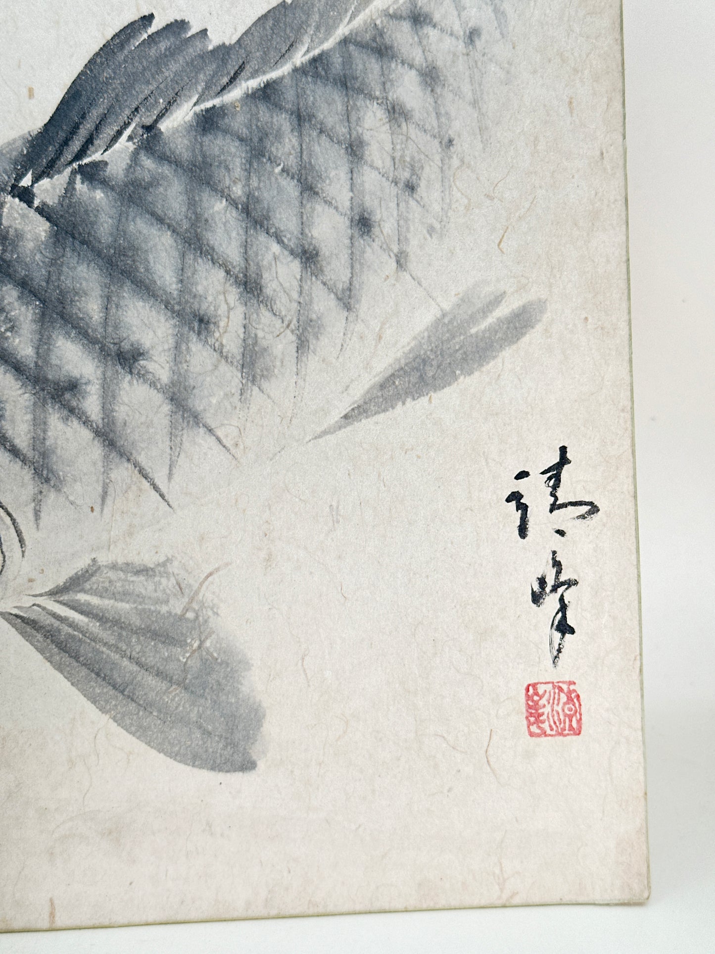 SHP258 - Shikishi Ink artwork of Koi Fish 鯉