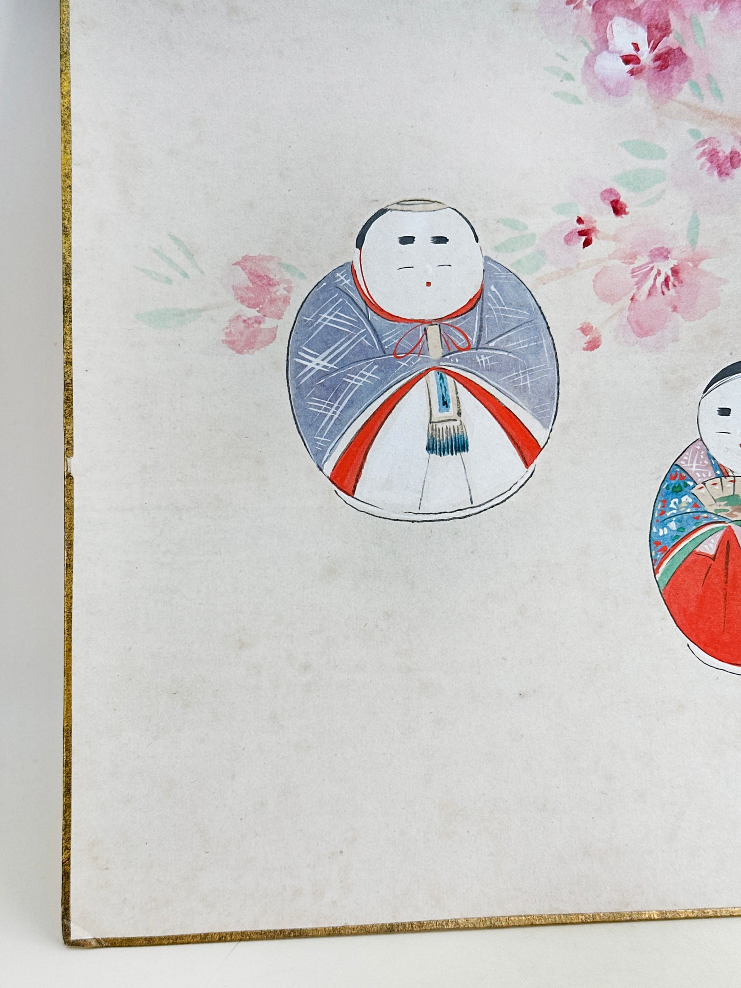 SHP262 - Œuvre sur shikishi de Hina Ningyō 雛人形