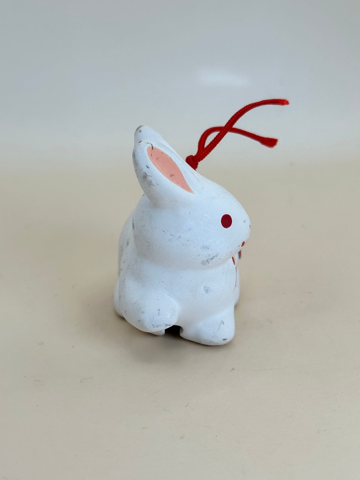 CB089 - Rabbit Dorei Clay Bell - Fukagawa Naritasan 深川成田山