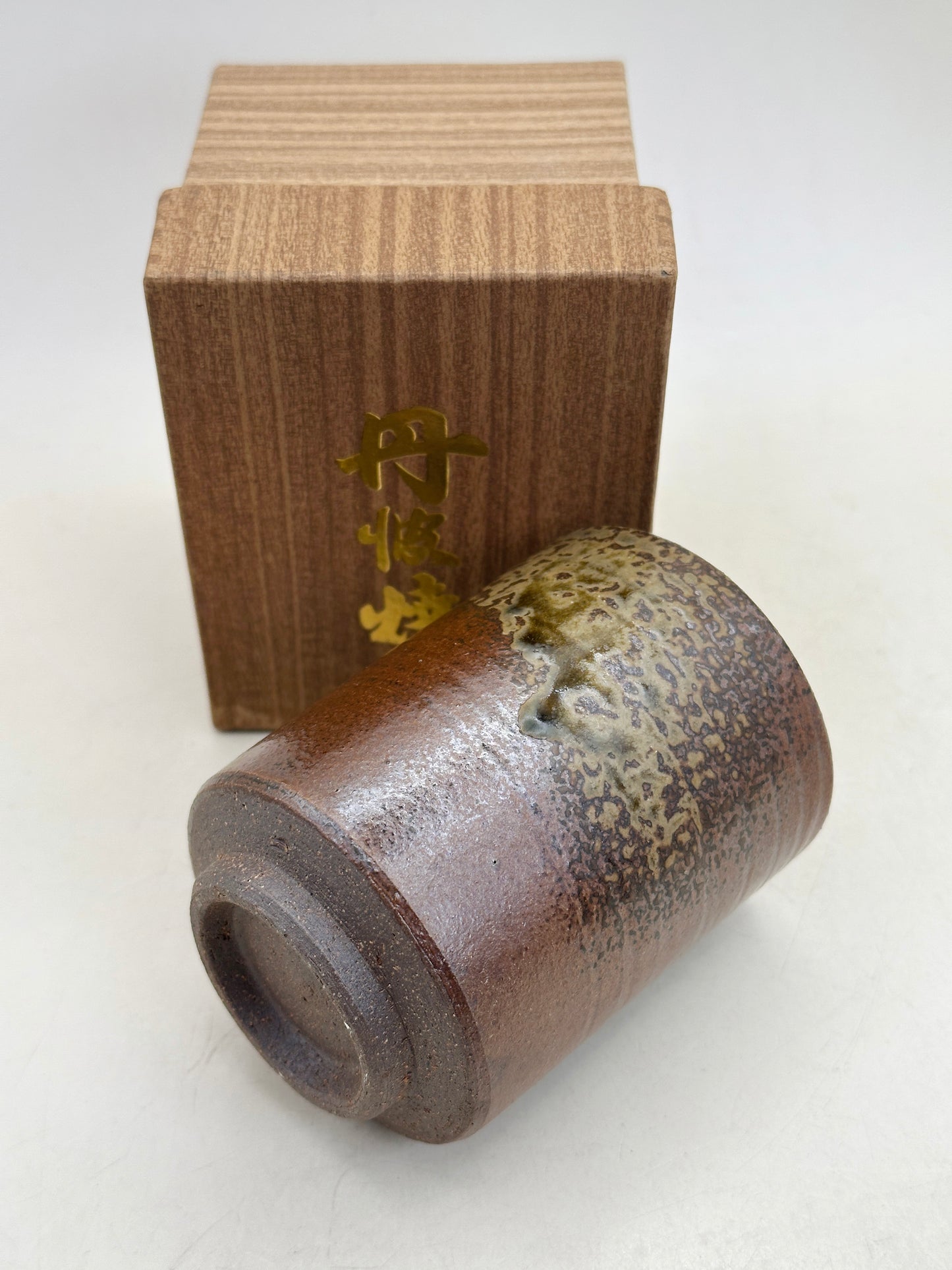 TB320 - Tamba-yaki Yunomi Tea Cup 丹波焼