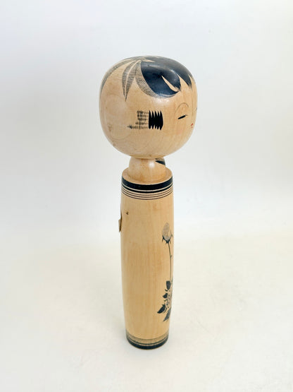 K20160 - Sosaku Shingata Kokeshi by Kanazawa Tokushige 金沢徳重