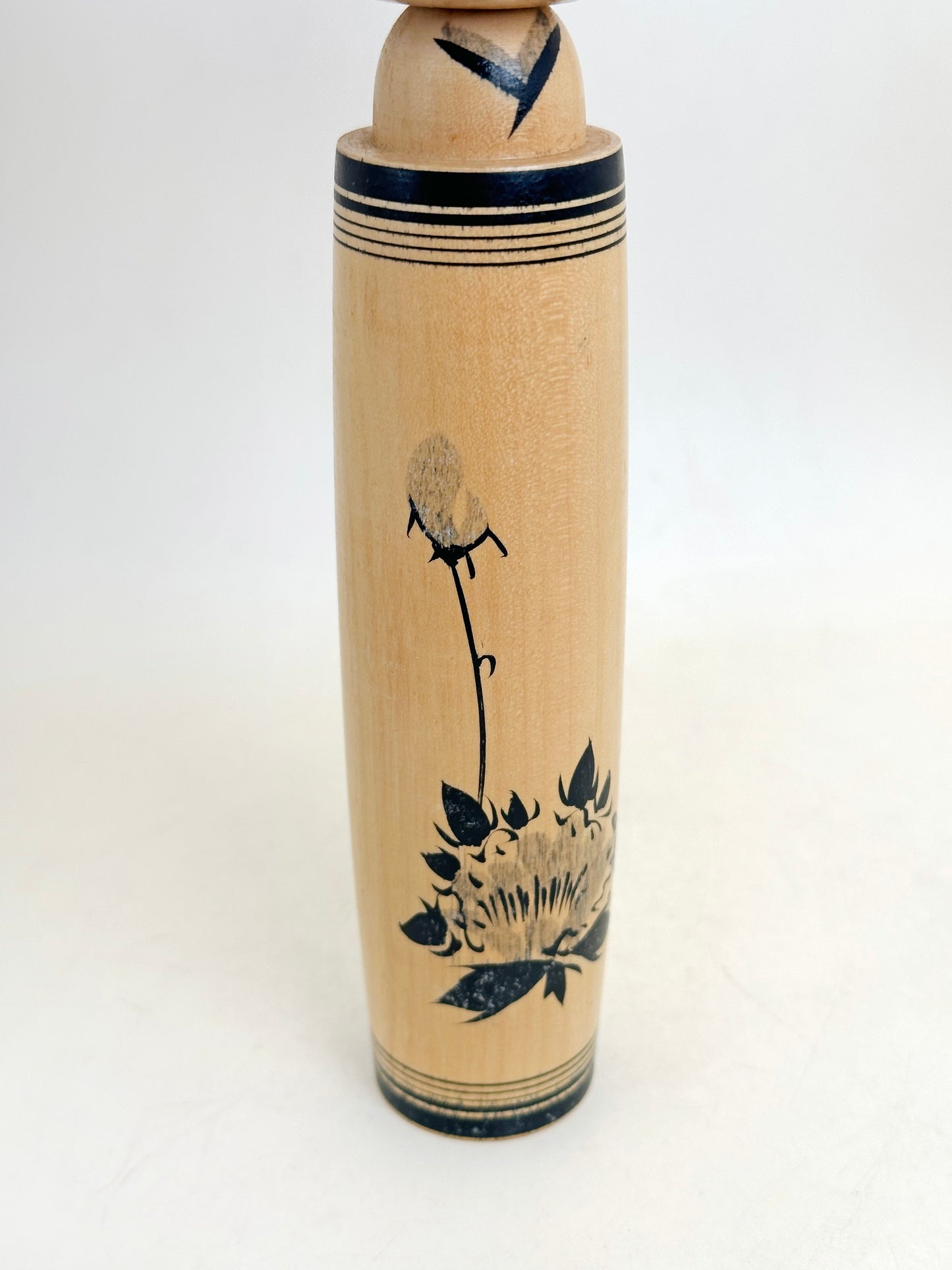 K20160 - Sosaku Shingata Kokeshi by Kanazawa Tokushige 金沢徳重
