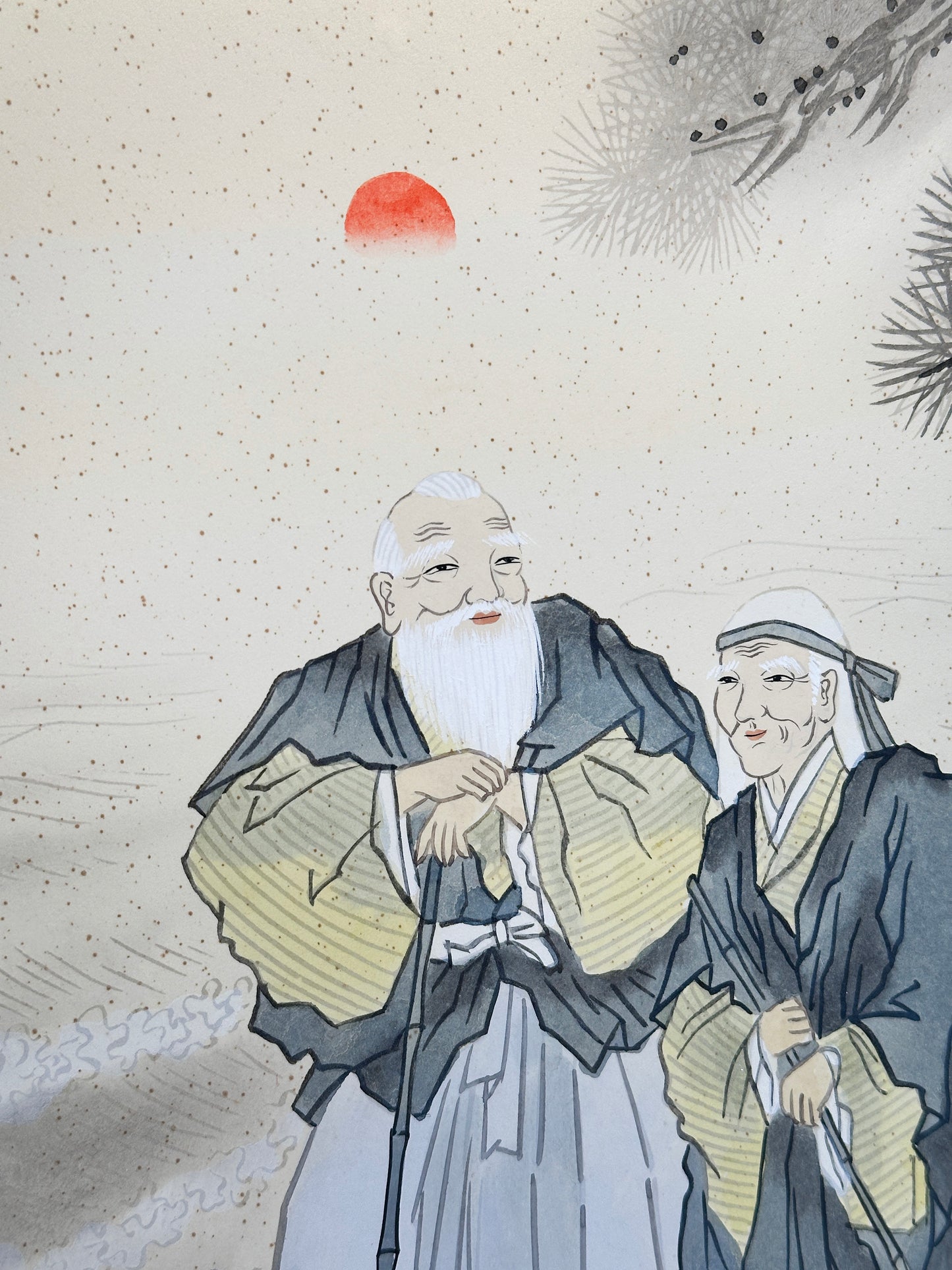 SHP172 - Japan Shikishi Artwork Takasago-zu 高砂図