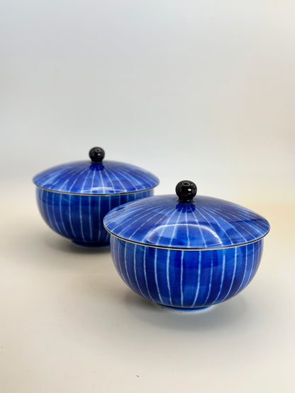 TB65 - Tasses à thé avec couvercle par Fukagawa Seiji 深川製磁