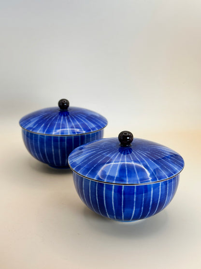 TB65 - Tasses à thé avec couvercle par Fukagawa Seiji 深川製磁