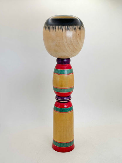 K30064 -  Yajiro Kokeshi by Tsugio Sato 佐藤次雄