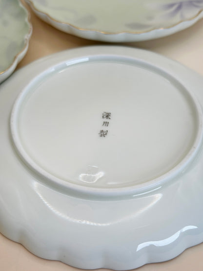 TB66 - Petits Plats en Porcelaine de Fukagawa Seiji 深川製磁