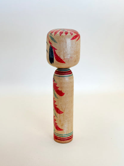 K15087 - Kokeshi Togatta traditionnel par Fumio Sato 佐藤文男