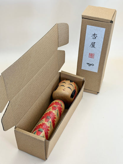 K15087 - Kokeshi Togatta traditionnel par Fumio Sato 佐藤文男