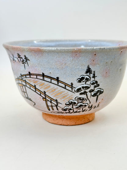 TC79 - Bol à matcha Chawan en Kiyomizu-yaki 清水焼
