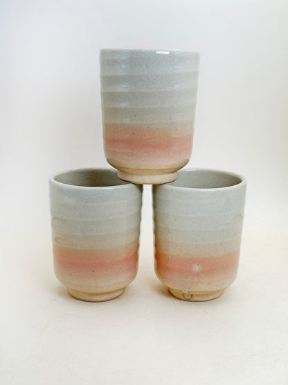 TB329 - Hagi-yaki yunomi tea cup set 萩焼