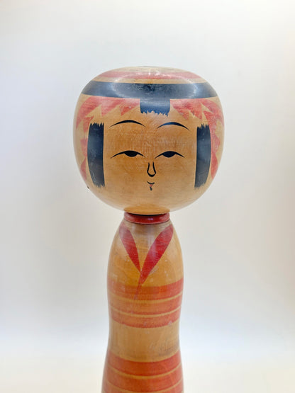 K25063 - Yajirō kokeshi by Ishikawa Tokujiro 石川篤次郎