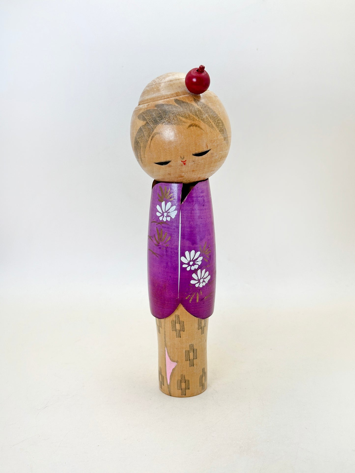 K20141 - Sōsaku Kokeshi par Kishi Sadao 岸貞男