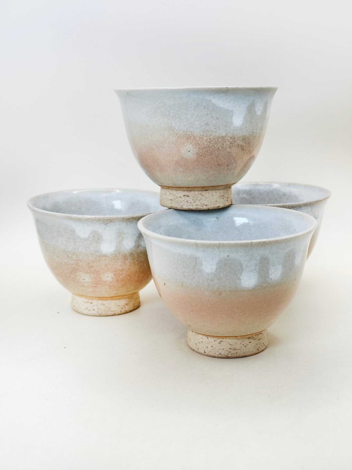 TB216 - Ensemble de tasses à thé Hagi-yaki par Tenpōzan 萩焼