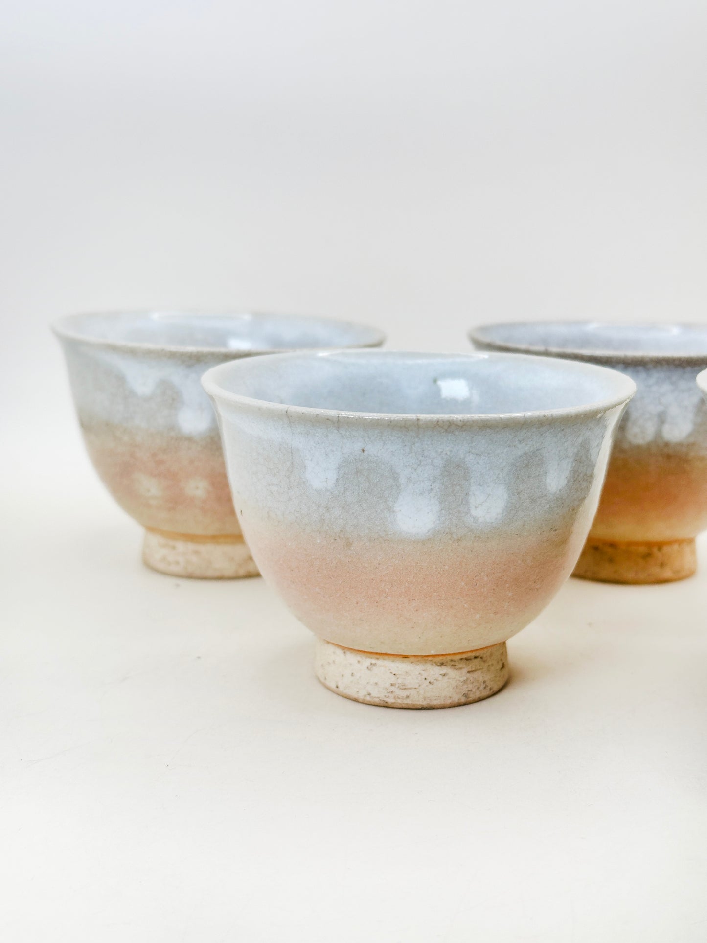 TB216 - Ensemble de tasses à thé Hagi-yaki par Tenpōzan 萩焼