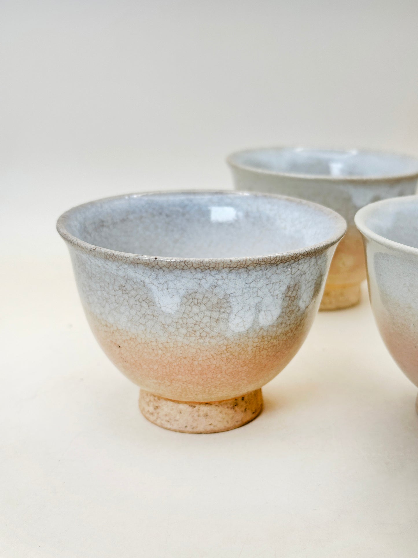 TB216 - Ensemble de tasses à thé Hagi-yaki par Tenpōzan 萩焼