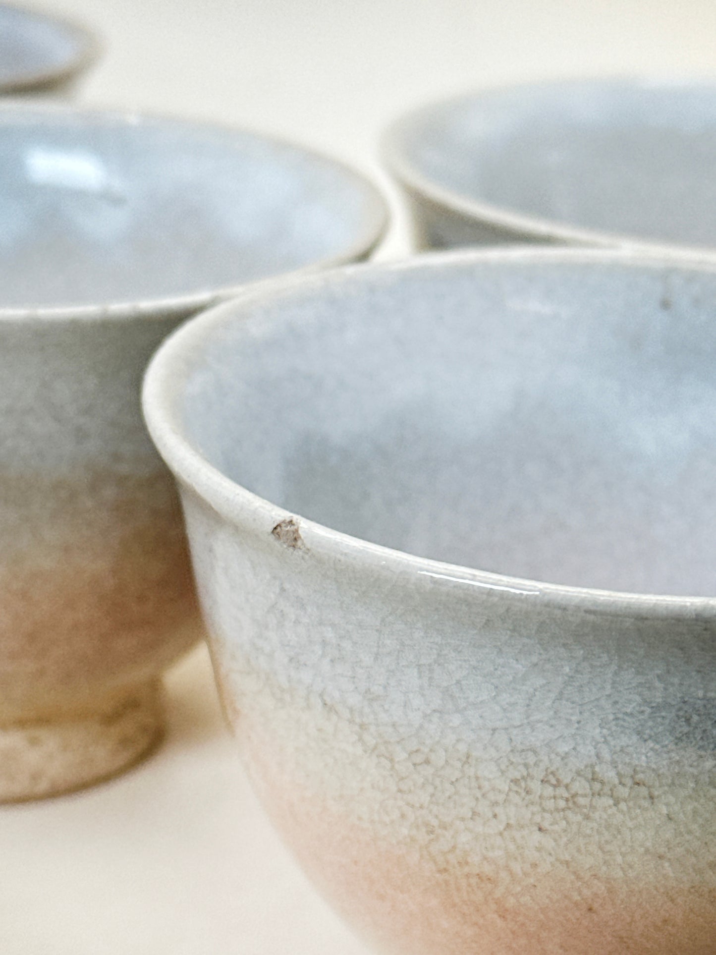 TB216 - Ensemble de tasses à thé Hagi-yaki par Tenpōzan 萩焼