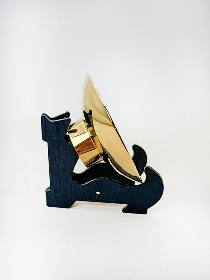 TB229 - Coupe Kinpai Cérémonielle Plaqué Or 24 Carats 金盃