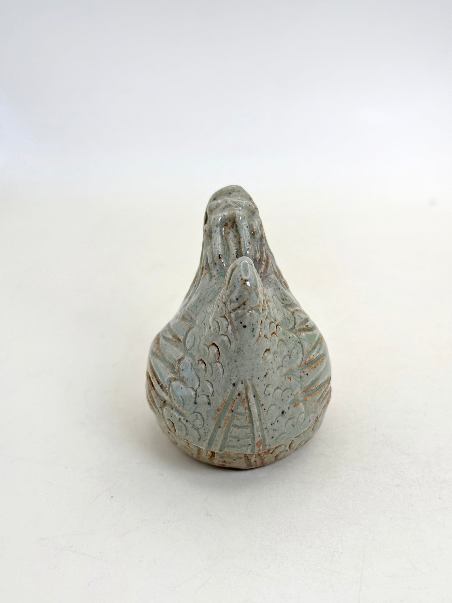 TB334 - Shigaraki-yaki Dragon Kōgō Incense Box 信楽焼