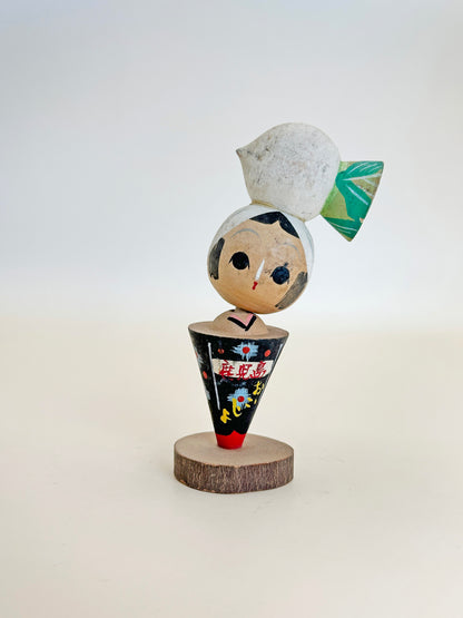 K10145 - Omiyage Daikon Kokeshi from Kagoshima 鹿児島