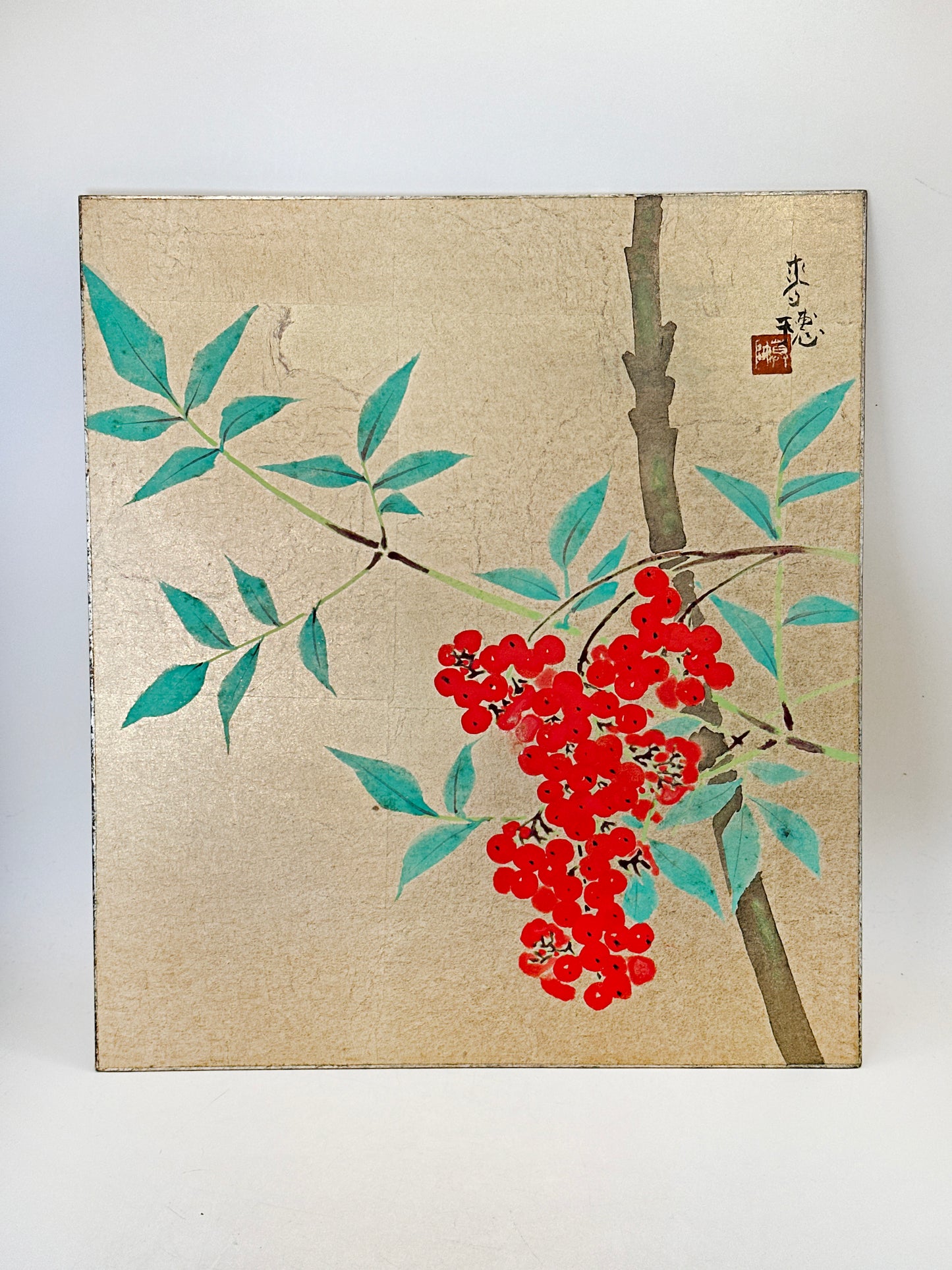 SHP268 - Œuvre Shikishi de Nanten 南天