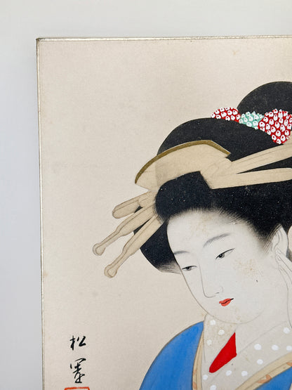 SHP267 - Estampe Shikishi d'Uemura Shōen 上村松園