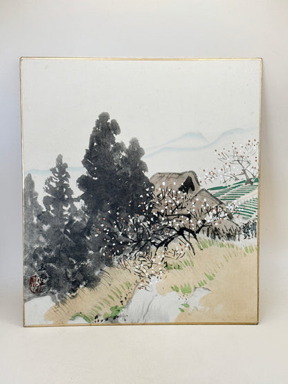 SHP281 - Shikishi Print of Kawai Gyokudō 川合玉堂