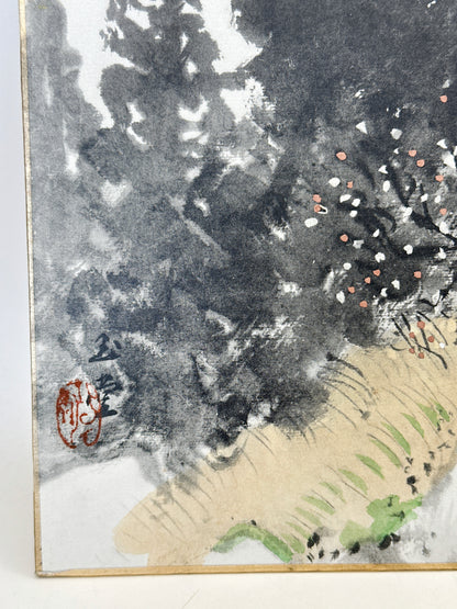 SHP281 - Shikishi Print of Kawai Gyokudō 川合玉堂