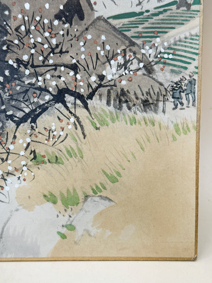 SHP281 - Shikishi Print of Kawai Gyokudō 川合玉堂