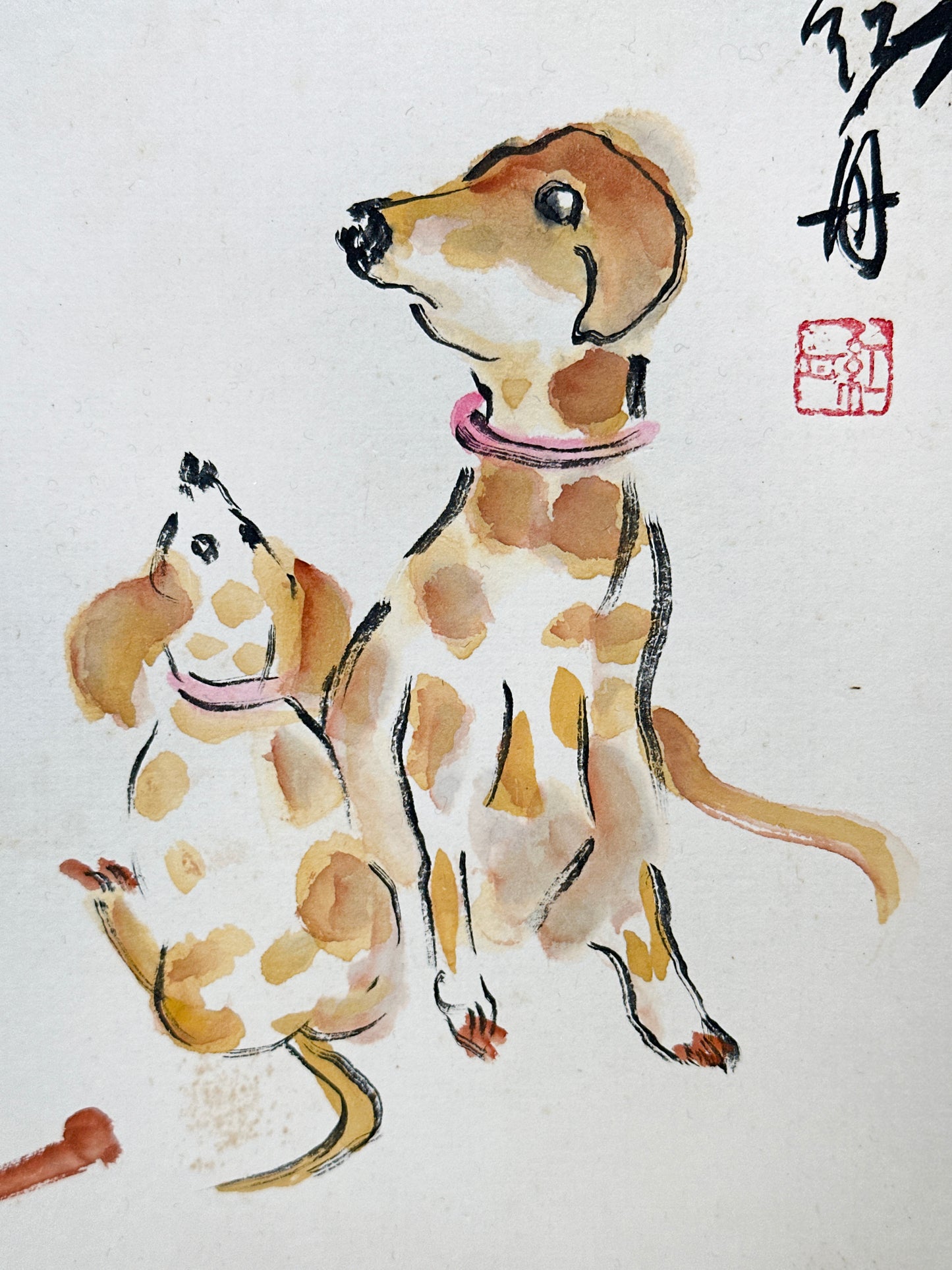 SHP287 - Œuvre sur shikishi par Kōshū 紅舟