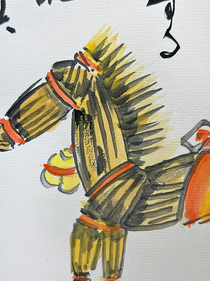 SHP275 - Illustration Shikishi de Warau-ma 藁馬