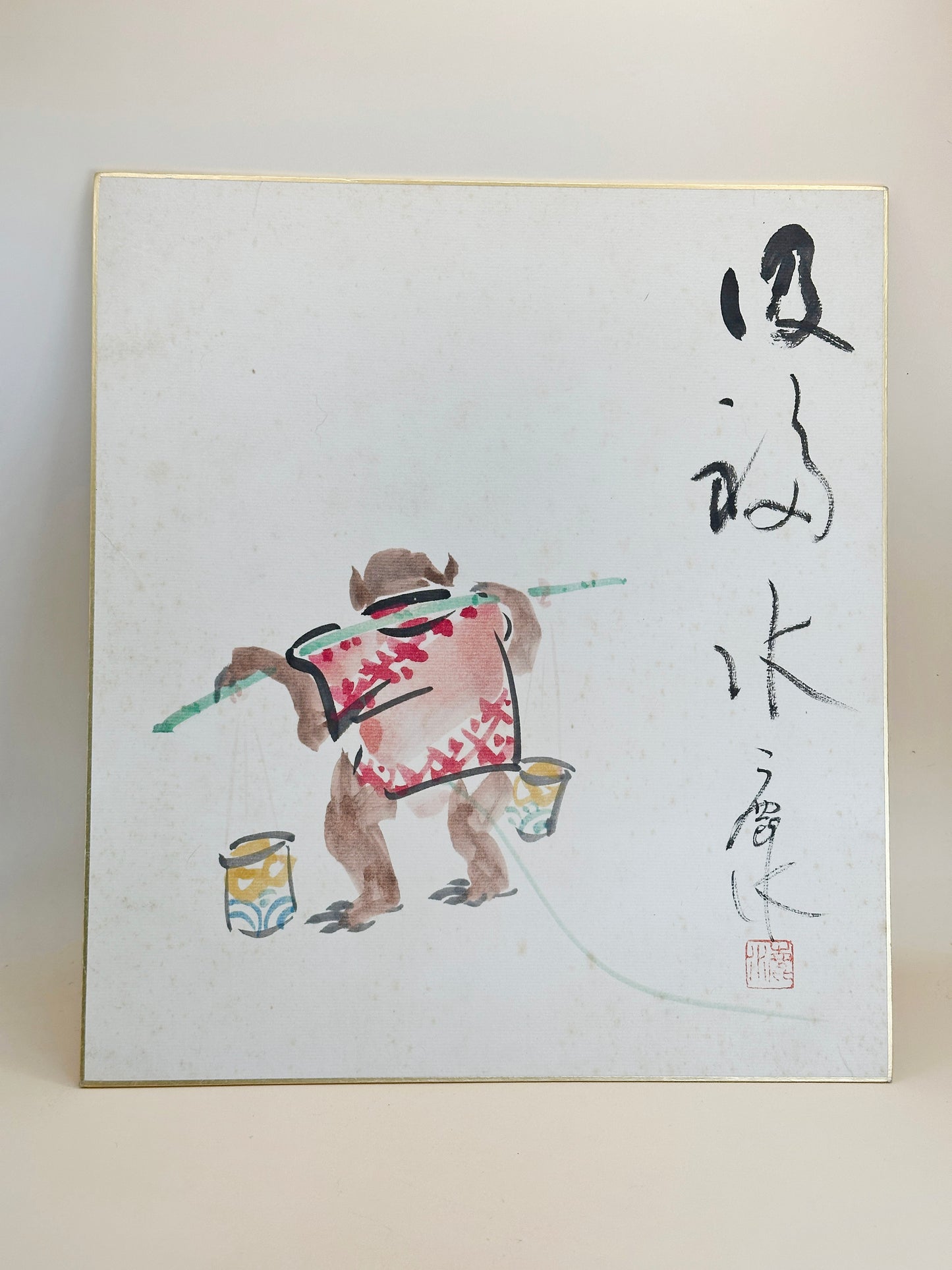 SHP176 - Original Shikishi Artwork by Reisui Okada 岡田麗水