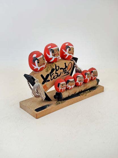 FT389 - Artisanat populaire Daruma par Setsugetsu 雪月
