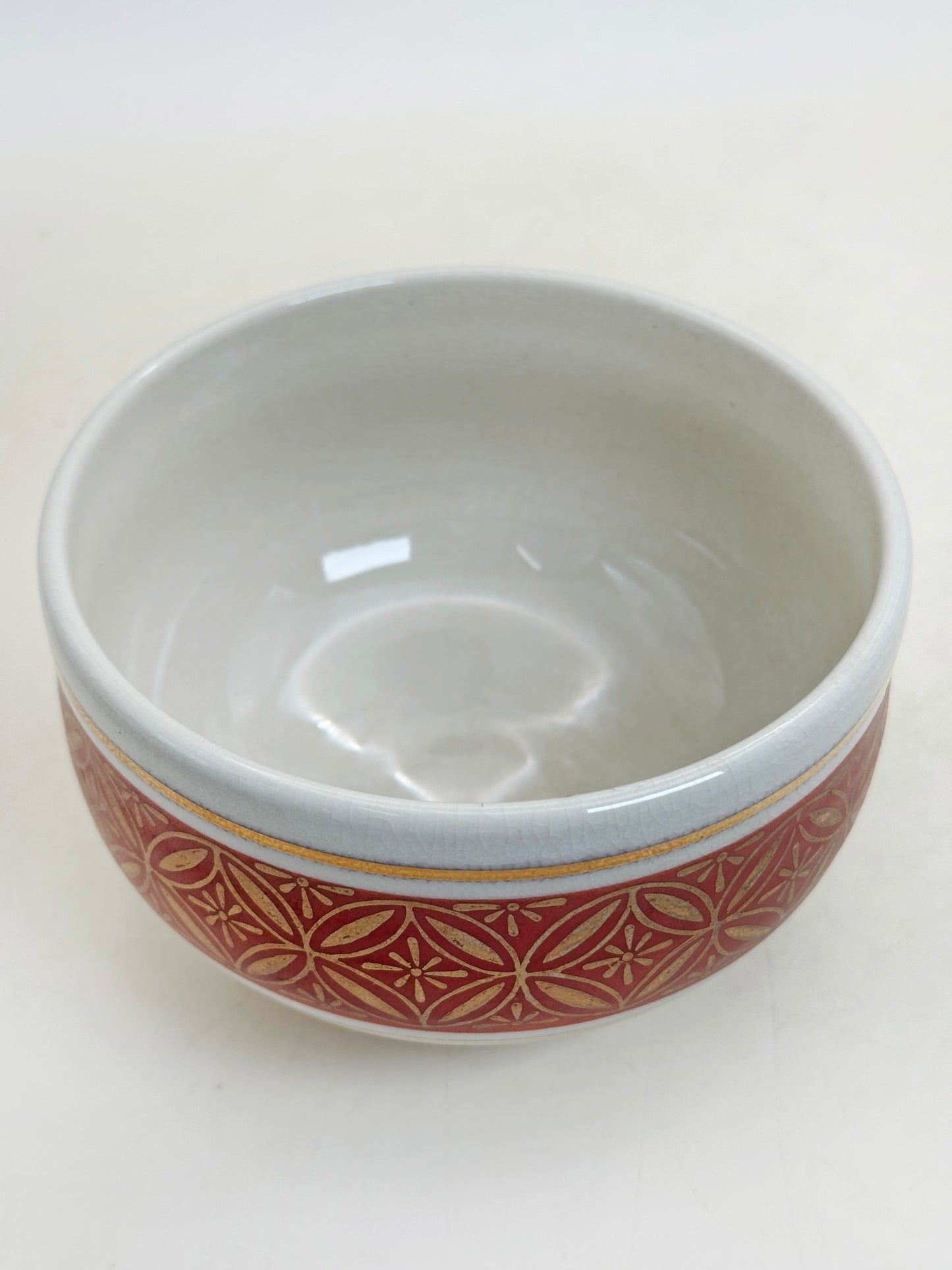 TB340 - Kutani-yaki Chawan Matcha Bowl 九谷焼