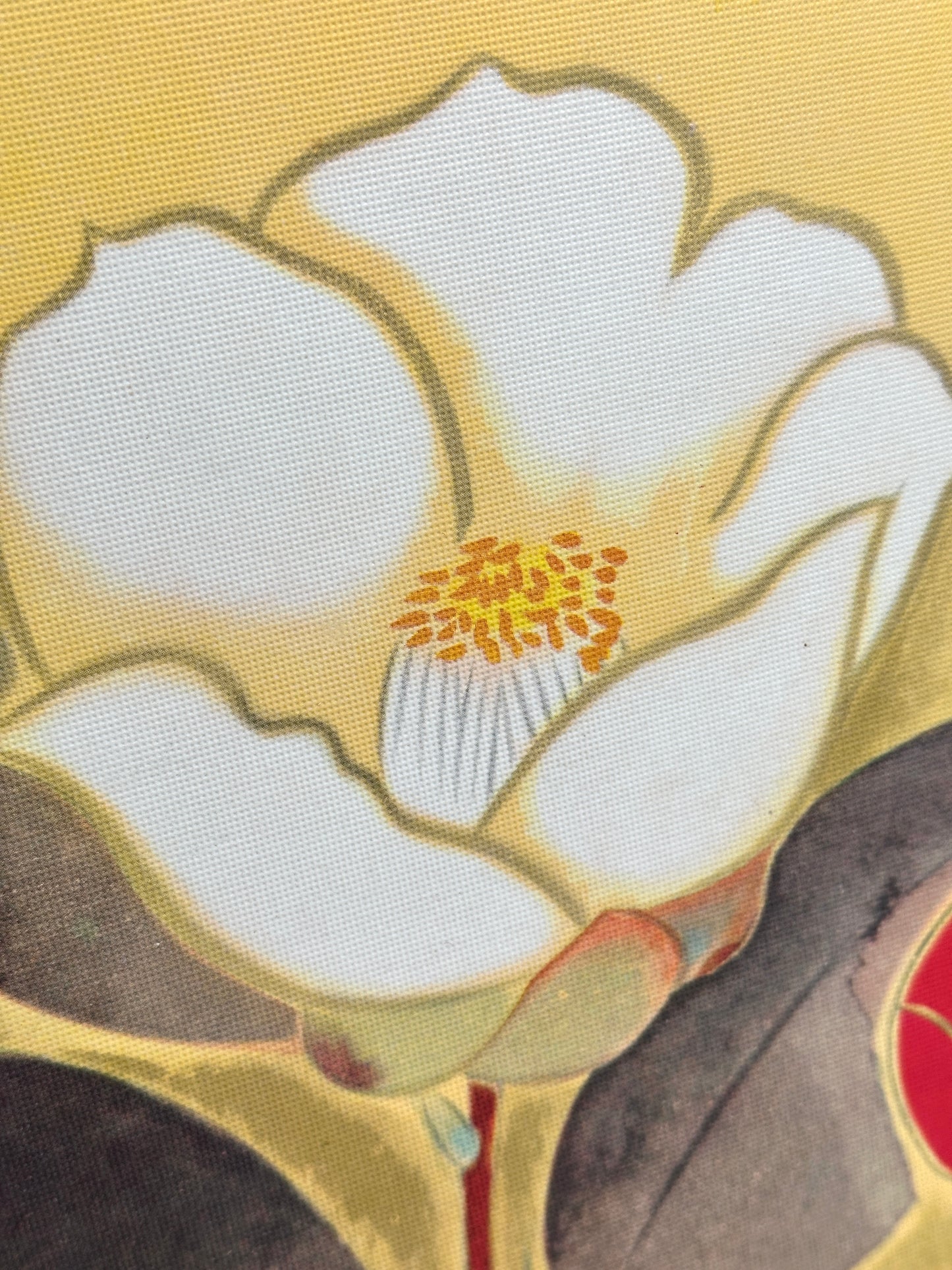 SHP177 - Shikishi Print Red and White Camellias by Yasuda Yukihiko 安田靫彦