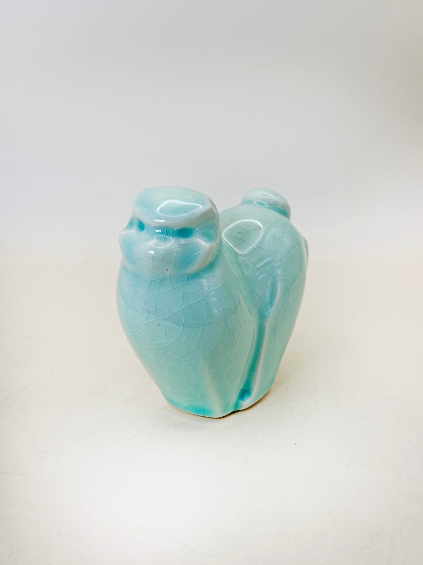 FT383 - Figurine de singe en porcelaine céladon de Goryeo 高麗青磁