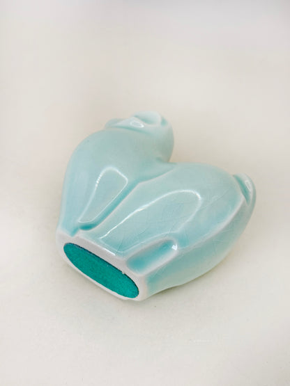 FT383 - Figurine de singe en porcelaine céladon de Goryeo 高麗青磁