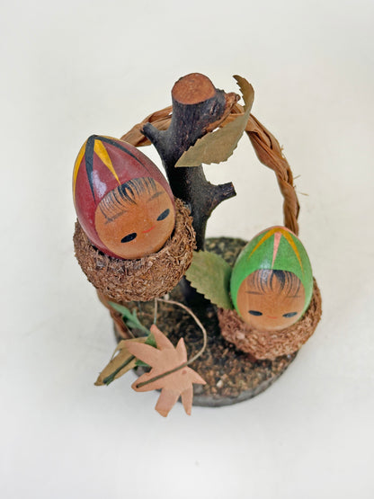 K10207 - Omiyage Kokeshi of Autumn Hazelnut