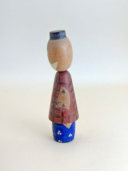 K10150 - Omiyage Kokeshi - Okina Man of the Village 里の翁