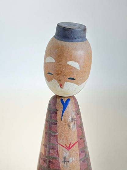 K10150 - Omiyage Kokeshi - Okina Man of the Village 里の翁