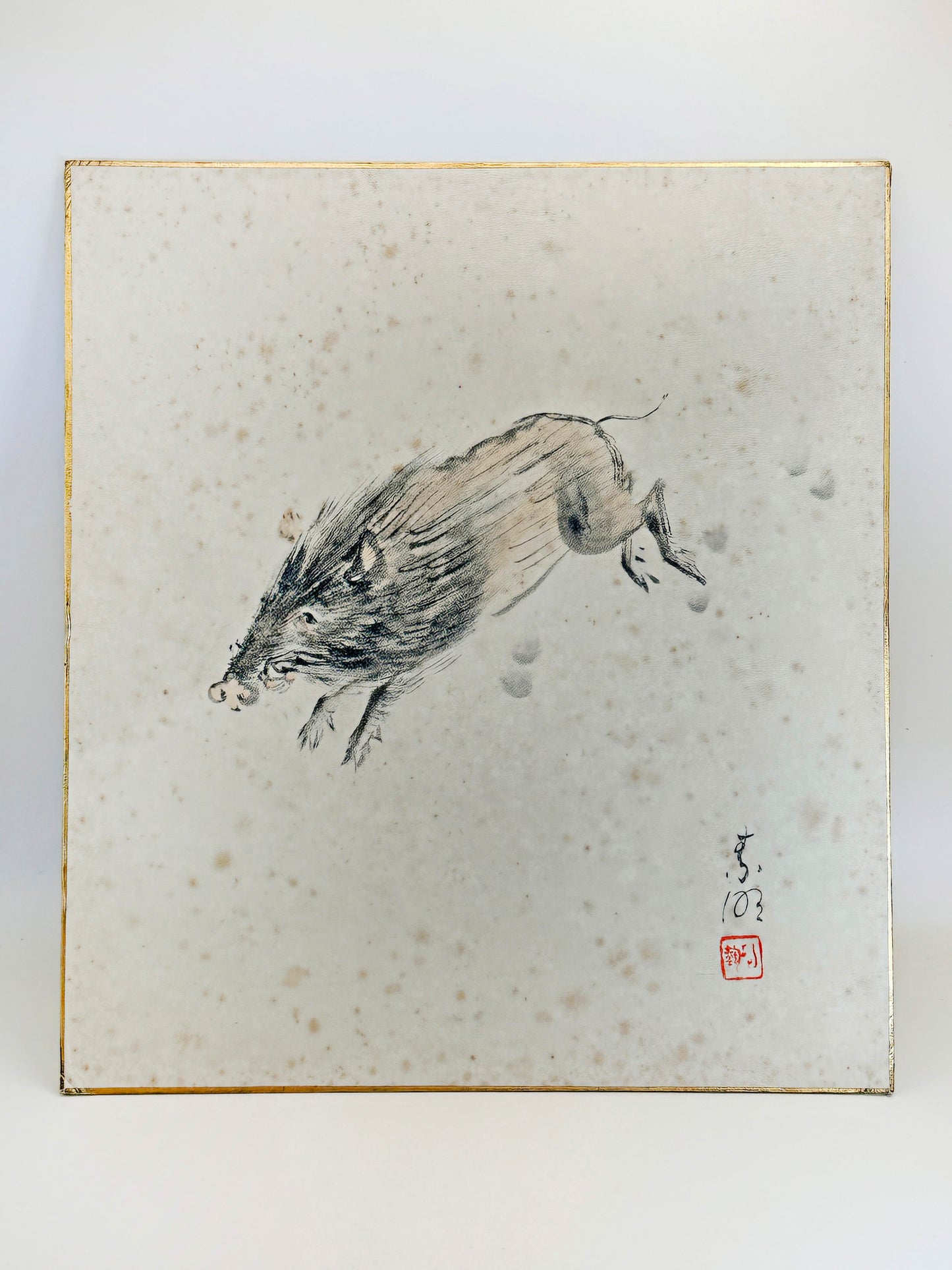 SHP180 - Sanglier Shikishi Art par Ōtsuka Kōgeisha 大塚巧藝社