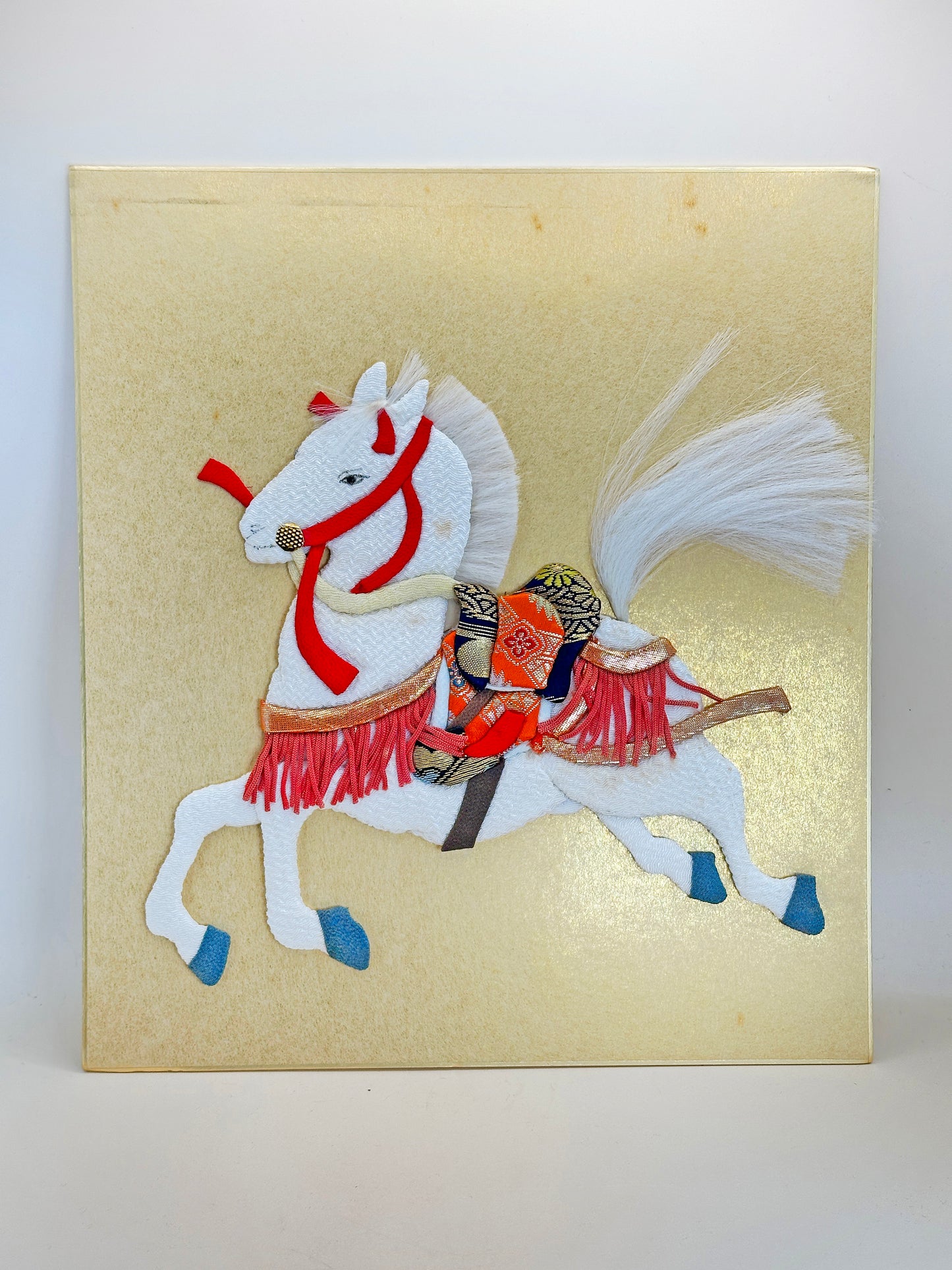 SHP181 - Oeuvre du cheval Shikishi Nishijin-ori 西陣織