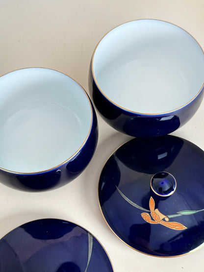 TB74 - Tasse à thé à couvercle Arita-yaki Kōransha 香蘭社